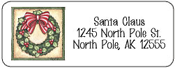 Christmas Return Address Labels