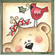 christmas address labels SZ3