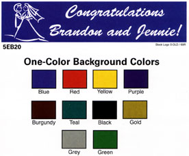Custom indoor banners