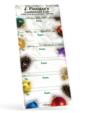 3426 Personalized Christmas Sticker Sheets
