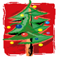 Christmas Holiday and Christmas return address label designs