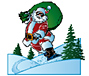 Christmas Holiday and Christmas return address label designs