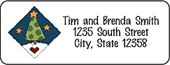 CHristmas address labels