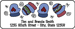 Christmas return address labels and personalized address labels