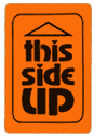 this side up label
