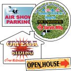 Custom imprinted real estate signs