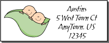 pea pods address labels