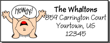 Baby address labels