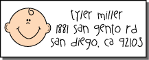 boy address label