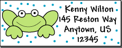 Frog address label