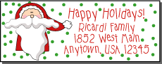 Christmas address labels