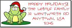 Christmas address labels