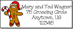 Christmas address labels
