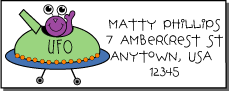 UFo address label