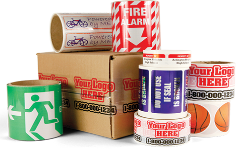 Custom Printed Roll Labels and Stickers