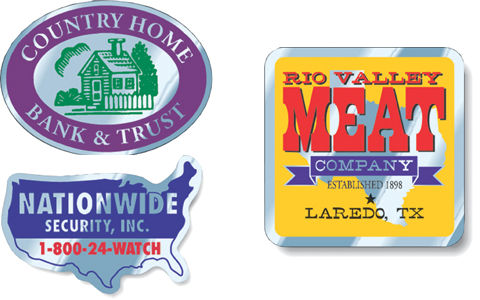 Custom Chrome Polyester Decals and Labels