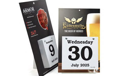 Custom Daily Date Wall Calendars