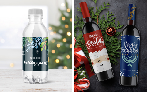 Custom Holiday Labels and Seasonal Labels