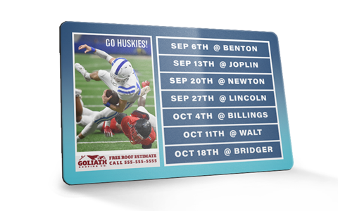 Custom Sports Magnets, Schedule Magnets