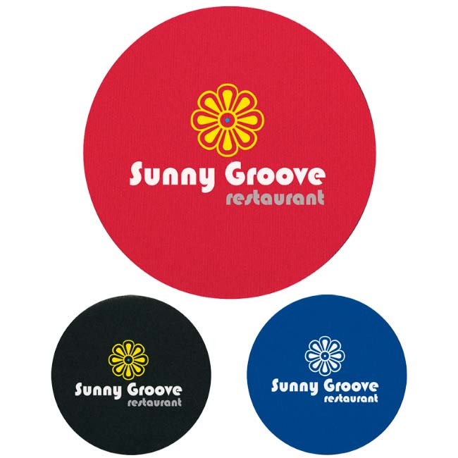 Koozie Round Drink Coasters - Custom Coasters